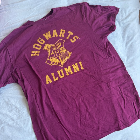 Harry Potter Hogwarts Alumni Maroon Tee - Picture 2 of 3
